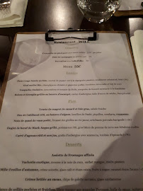 TOWA Restaurant à Paris menu