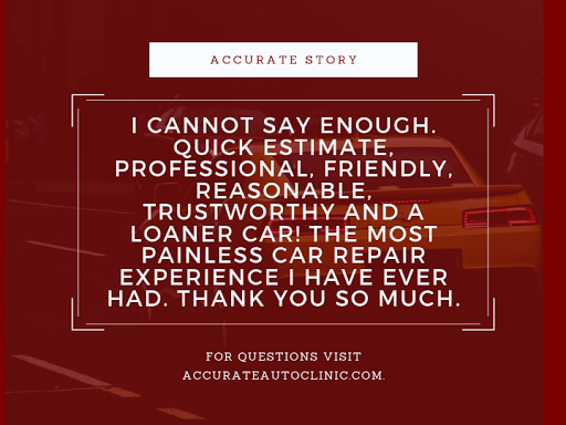Car Repair and Maintenance «Accurate Auto Clinic», reviews and photos, 1580 E Oakton St, Des Plaines, IL 60018, USA