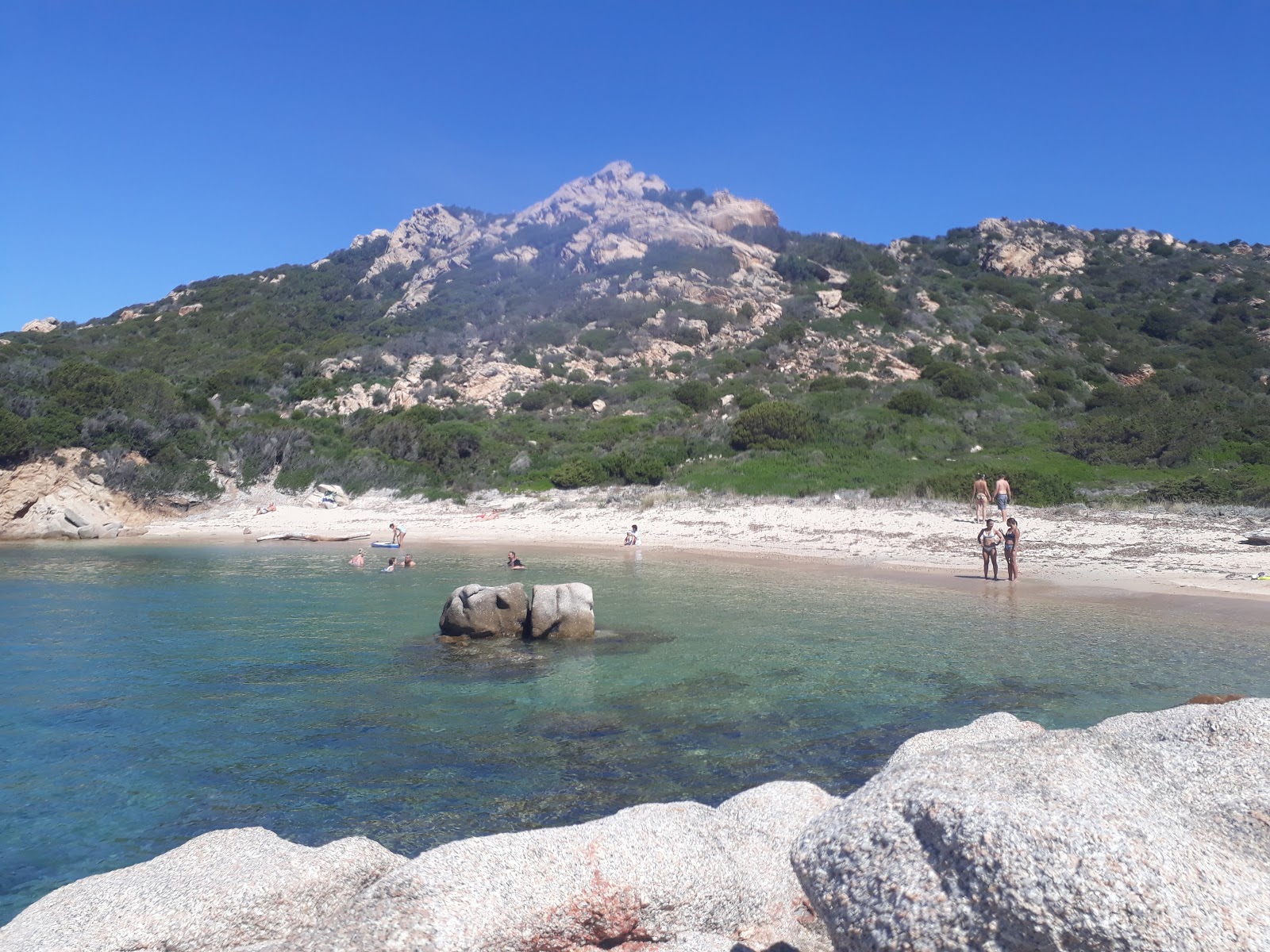 Cala D'alga beach'in fotoğrafı birden fazla küçük koy ile birlikte
