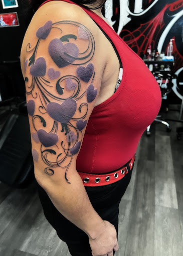 Explore upper arm tattoo ideas, creative tattoo ideas in Silver City, available at Independent Ink Tattoo
