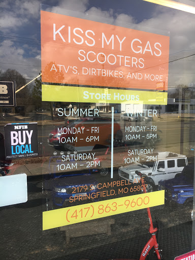 Motor Scooter Dealer «Kiss My Gas Scooters», reviews and photos, 2179 S Campbell Ave, Springfield, MO 65807, USA
