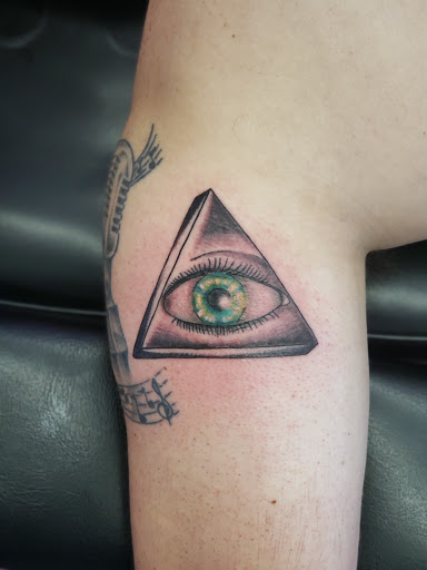 Explore pitbull tattoo ideas, creative tattoo ideas in Oxford, available at Opus Land Tattoo co.