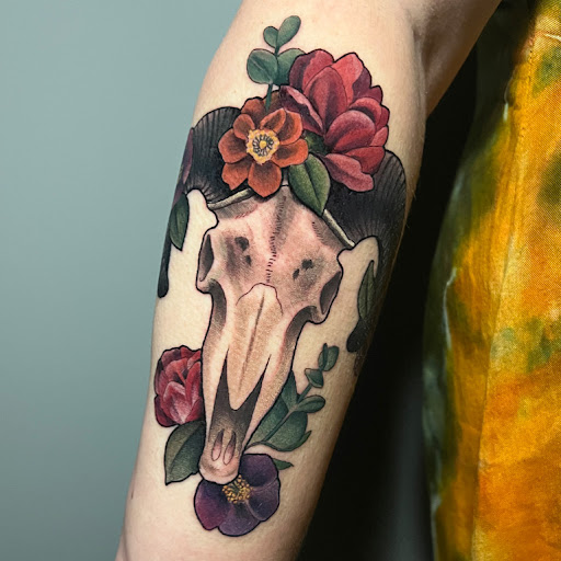 Explore spine tattoo ideas for men, creative tattoo ideas in Waterbury Center, available at Black Garden Tattoo