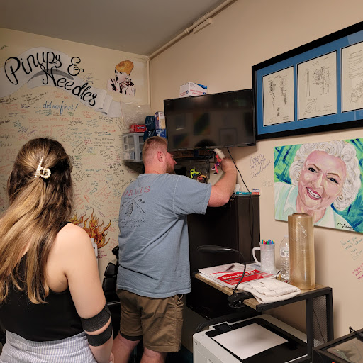 Explore cartoon tattoo ideas, creative tattoo ideas in Traverse City, available at Pinups & Needles