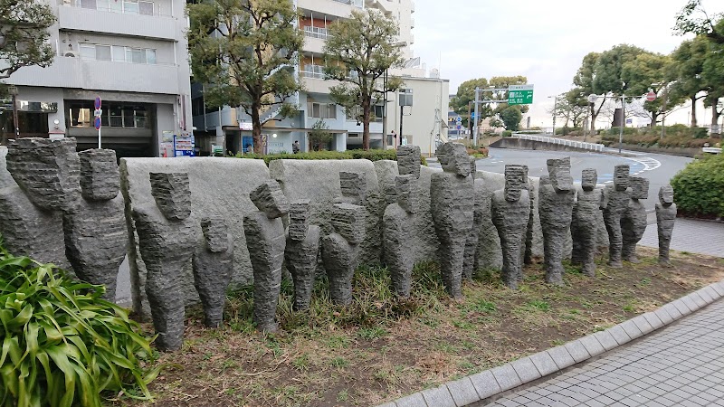 Stone statue carving