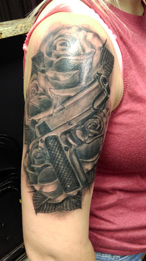 Explore artwork tattoos ideas, creative tattoo ideas in Fayetteville, available at Chop Shop Tattoo