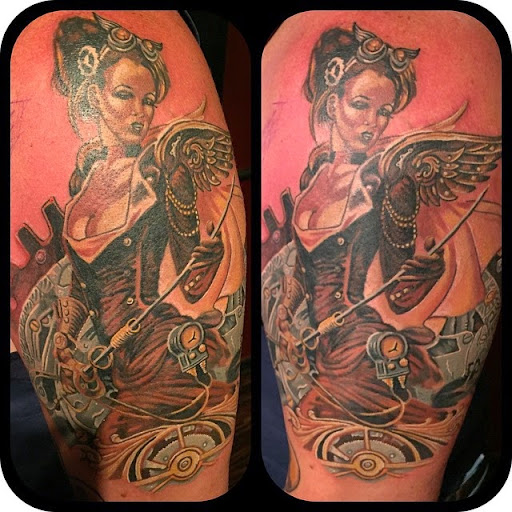 Explore tattoo ideas american flag, creative tattoo ideas in Huntsville, available at Blacktide Tattoo Co.