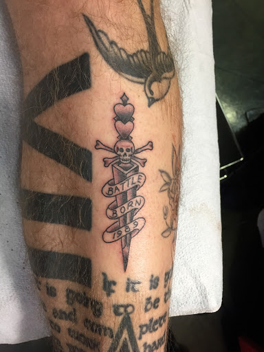 Explore shinedown tattoo ideas, creative tattoo ideas in Reno, available at Aces Tattoo