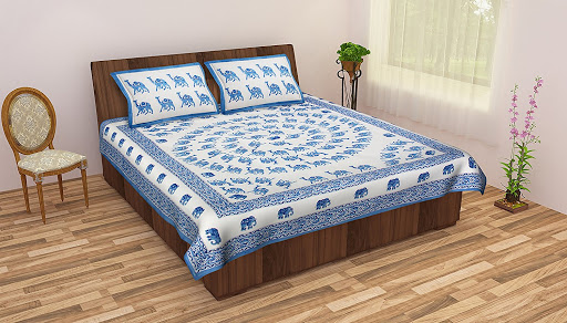 GR Handicrafts - Hand Block Printed Bedsheets Manufacturer & Wholesaler ( Bed Sheet)