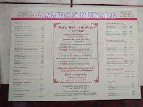 Gambas Royale à Poitiers menu