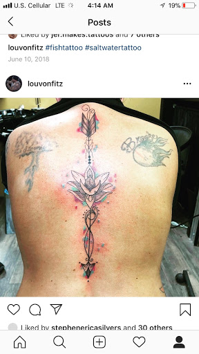 Explore anime neck tattoo ideas, creative tattoo ideas in Ottumwa, available at Family Tradition TattoosPiercings