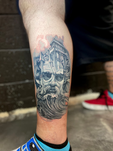 Explore semicolon tattoo ideas for guys, creative tattoo ideas in Mesa, available at Next Wave Tattoos and Piercings 2