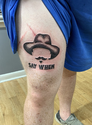 Explore book dragon tattoo ideas, creative tattoo ideas in Elizabethtown, available at Electric Feel Tattoos