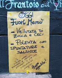 Pizzeria Frantoio del vicolo DiVino à Anagni menu