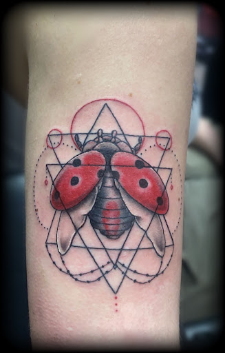 Explore road tattoo ideas, creative tattoo ideas in Goldsboro, available at HabitTats Tattoos & Body Piercing