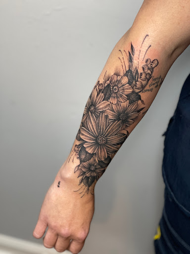 Explore tattoo ideas mushroom, creative tattoo ideas in Madison, available at Elevation Ink Tattoo Studio