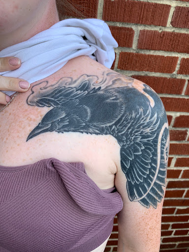 Explore harry potter sleeve tattoo ideas, creative tattoo ideas in Strasburg, available at Champion Tattoo Company