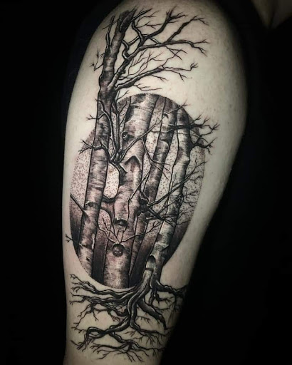 Explore greek mythology tattoo ideas, creative tattoo ideas in Buford, available at Inked Arts Tattoo Studio