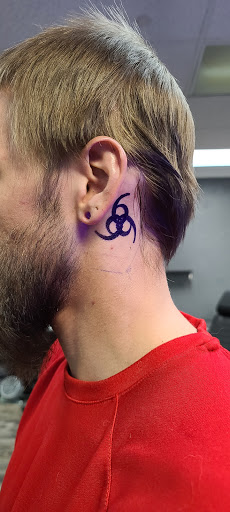 Explore neck tattoos ideas, creative tattoo ideas in Springfield, available at To the nines tattoo