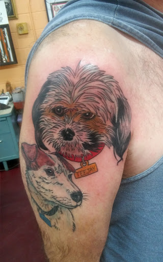 Explore anime sleeve tattoo ideas, creative tattoo ideas in Vista, available at American Tattoo Vista