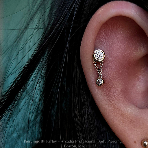 Explore dragon tattoo ideas for women, creative tattoo ideas in Boston, available at Arcadia Body Piercing