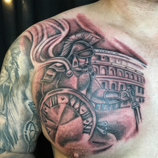 Explore 3/4 sleeve tattoo ideas, creative tattoo ideas in West Hempstead, available at Sparrow Tattoo Inc