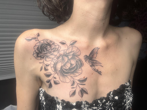 Explore motorcycle tattoo ideas, creative tattoo ideas in Orange Park, available at Fantasy Tattoo and Piercing