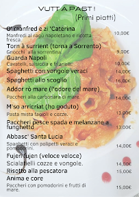 Menu du La Gioconda guarda Napoli à Florence