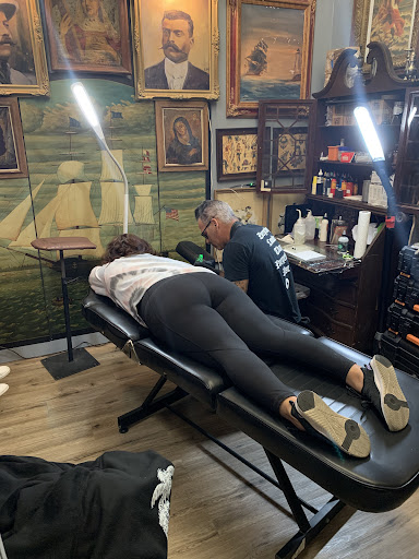 Explore hyena tattoo ideas, creative tattoo ideas in South Padre Island, available at Seven Sparrows Tattoo