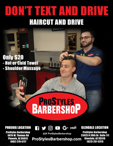 Barber Shop «ProStyles Barbershop», reviews and photos, 23425 N 39th Dr #111, Glendale, AZ 85310, USA