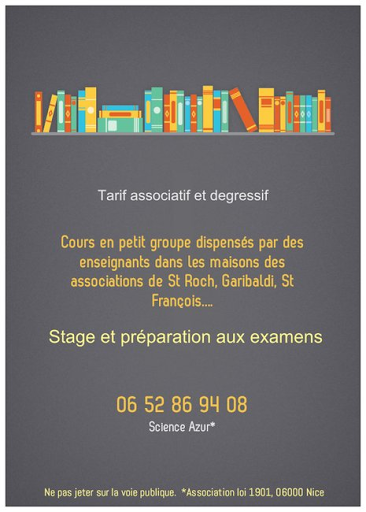 Science Azur Nice - Soutien Scolaire