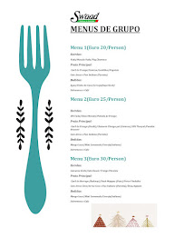 Menu du Restaurante Swaad (Porto) à Porto