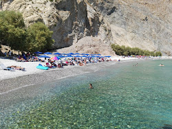 Glyka Nera beach'in fotoğrafı çok temiz temizlik seviyesi ile