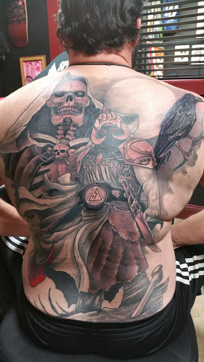 Explore chinese character tattoo ideas, creative tattoo ideas in Tulsa, available at Spaded and Jaded Tattoo