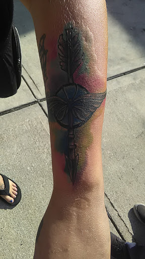 Explore women's forearm tattoo ideas, creative tattoo ideas in Lancaster, available at Glass City Tattoo