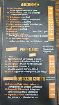 Menu du Foodpoint à Euskirchen