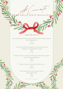 Menu du Al Convento à Palmanova