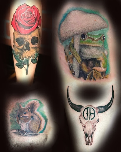 Explore mens chest tattoo ideas small, creative tattoo ideas in Bainbridge, available at Bainbridge Tattoo Company