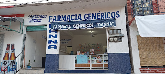 Farmacias genéricos DANNA y consultorio médico.