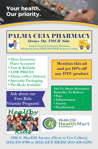 Pharmacy «Palma Ceia Health Mart Pharmacy», reviews and photos, 2506 S MacDill Ave, Tampa, FL 33629, USA