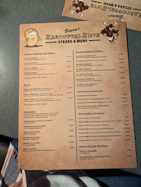 Benny's Kartoffelkiste à Winterberg menu