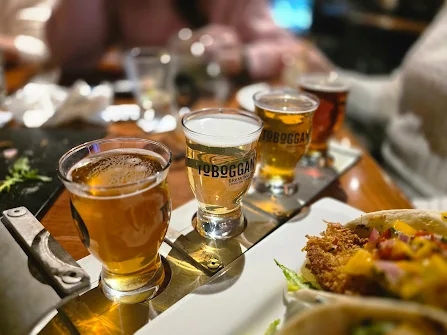 Craft beer at a brewery in London Ontario