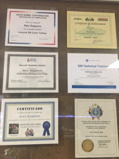 Auto Repair Shop «Alex Paint & Body Shop», reviews and photos, 545 E Main St, Lewisville, TX 75057, USA