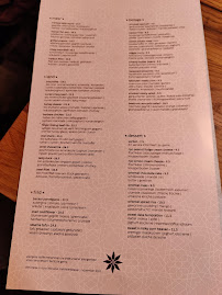 Carte du Restaurant The Spice Bazaar à Munich