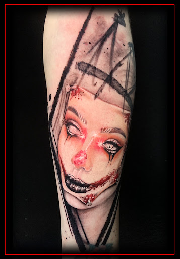 Explore tattoos on the thigh ideas, creative tattoo ideas in Columbus, available at Eternal Tattoo & Body Piercing - Columbus