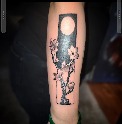 Explore princess mononoke tattoo ideas, creative tattoo ideas in Tacoma, available at LIFESENTENCEinK Tattoo Shop