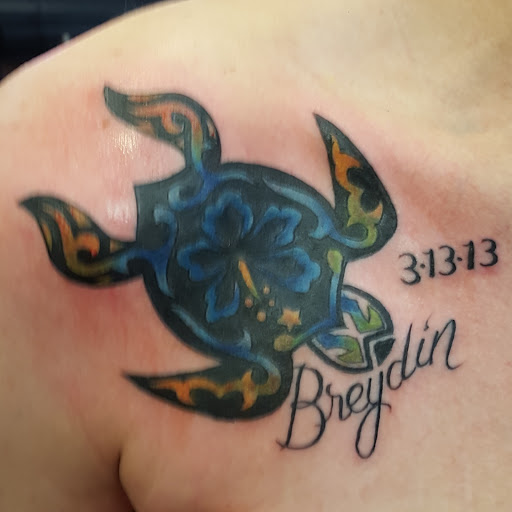 Explore hunting and fishing tattoo ideas, creative tattoo ideas in Carmel, available at Indiana Tattoo Company