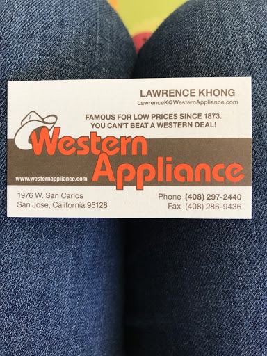 Appliance Store «Western Appliance», reviews and photos, 1976 W San Carlos St, San Jose, CA 95128, USA