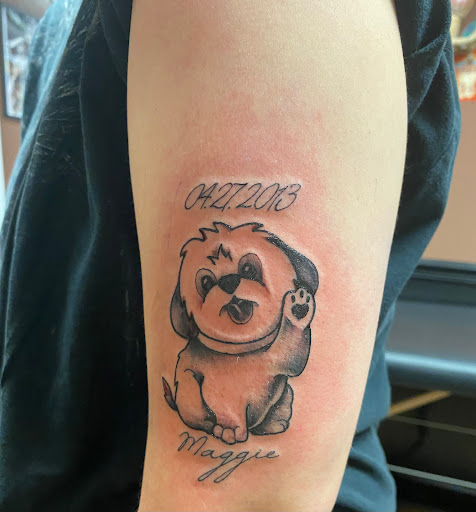 Explore kid name tattoo ideas, creative tattoo ideas in Hinesville, available at Dark Horse Art Studios