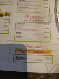 Les Remparts à Rocroi menu